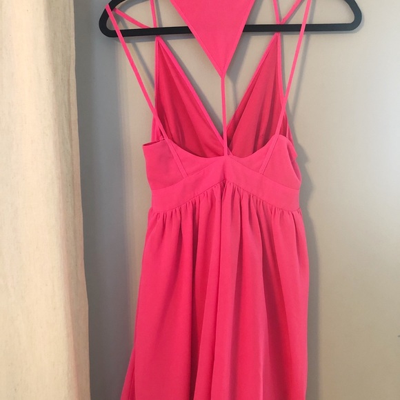 Lulus hot pink dress - Picture 2 of 2